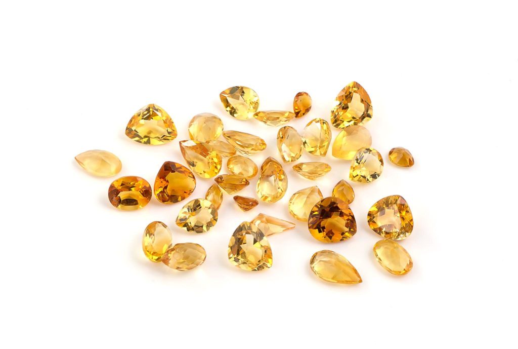 Citrine and topaz