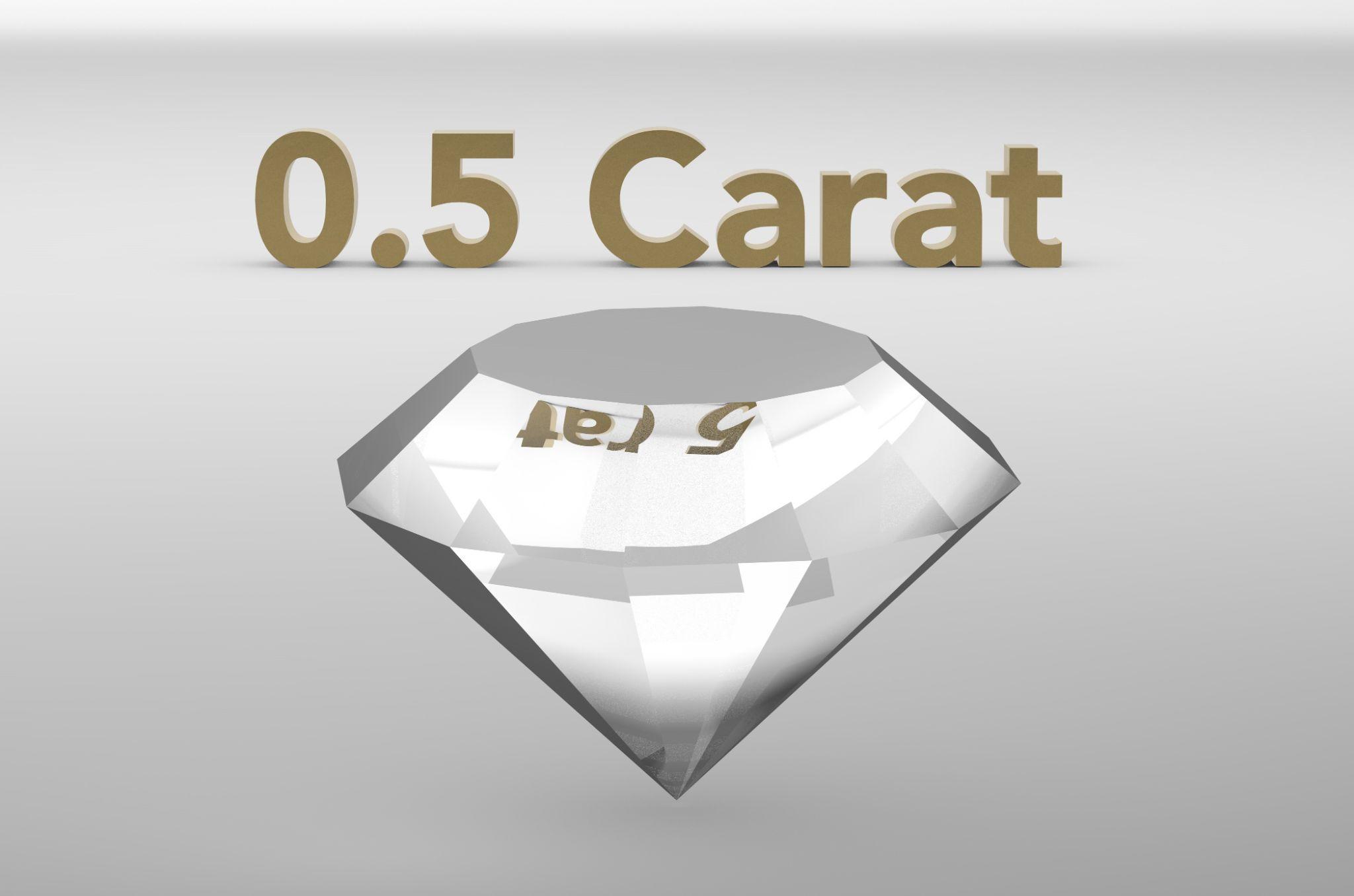 Half carat diamond.